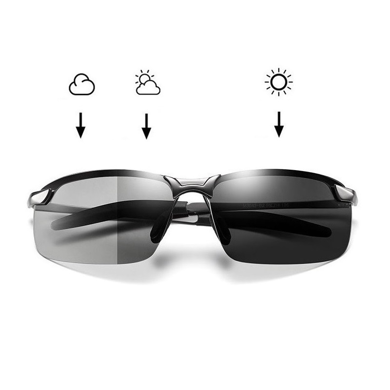 Sunglasses Polarized Men - Occhiali da Sole Fotocromatici Classici Polarizzati