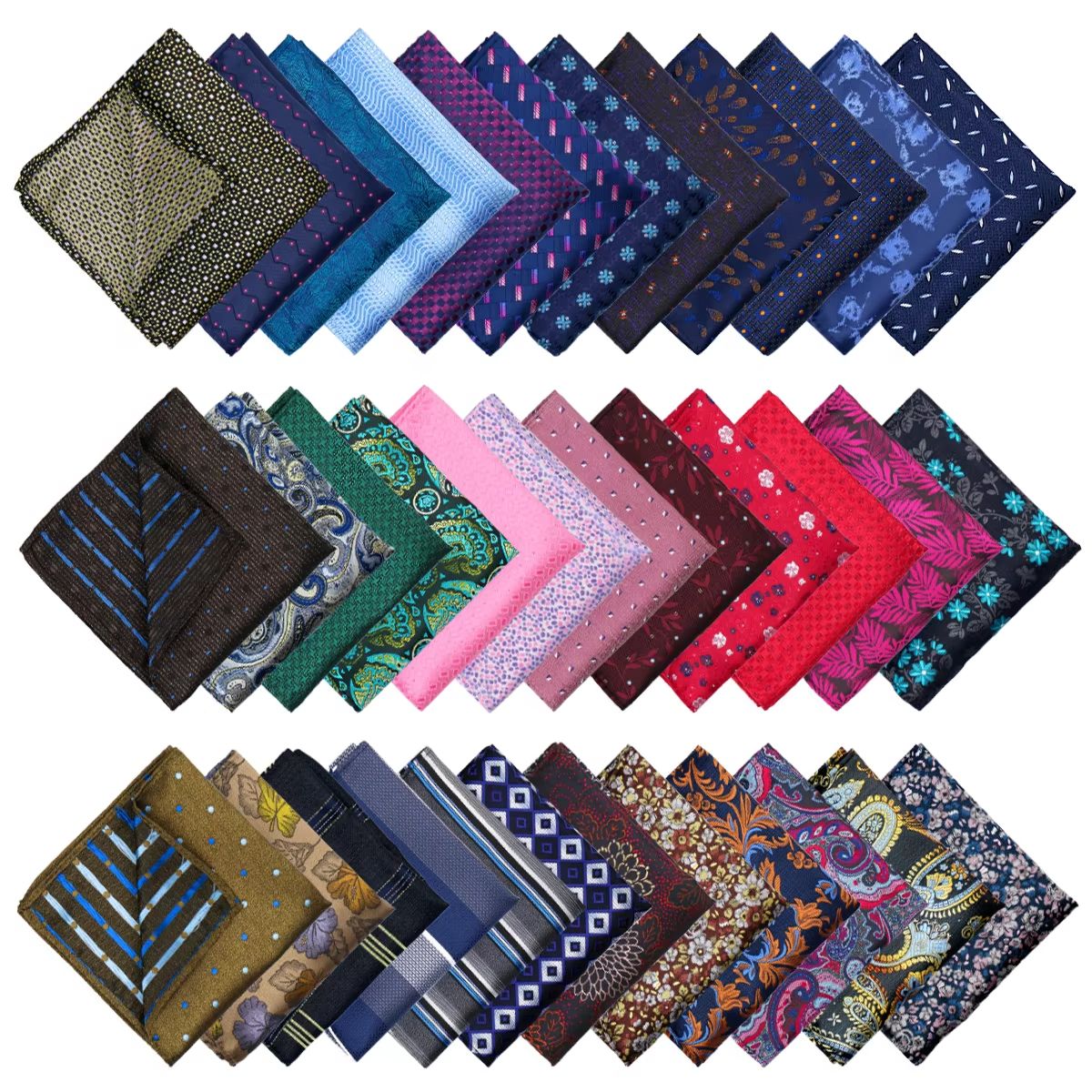 Men Accessories Elegant - Elegante Fazzoletto da Taschino per Uomo,