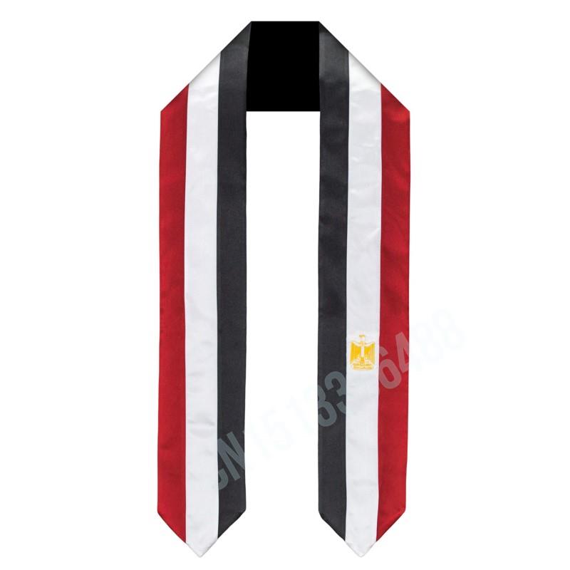 Men Accessories Egypt - Sciarpa con bandiera dell'Egitto Stampa superiore