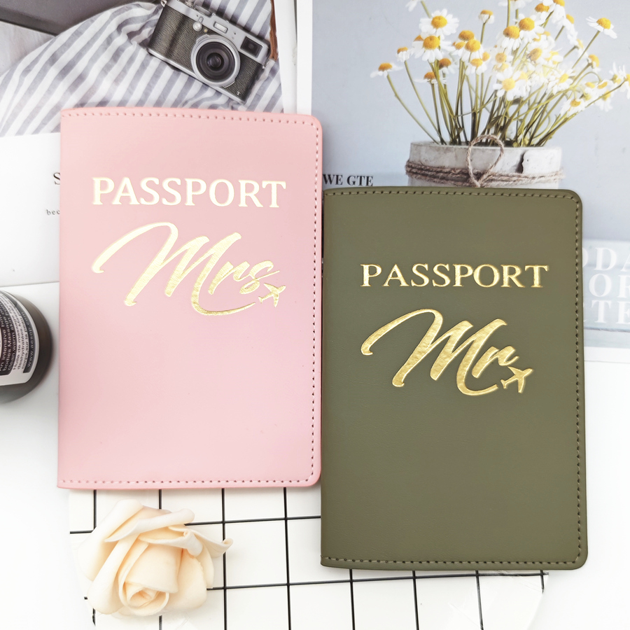 Men'S Accessories Case - Set di 2 Porta Passaporto in