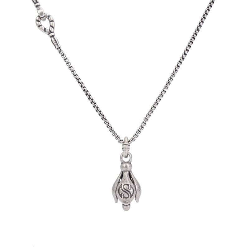 Men'S Accessories Instagram - Collana con ciondolo fiore di loto