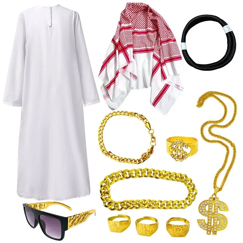 Men Accessories Style - Costume da Cosplay di Halloween, Abito