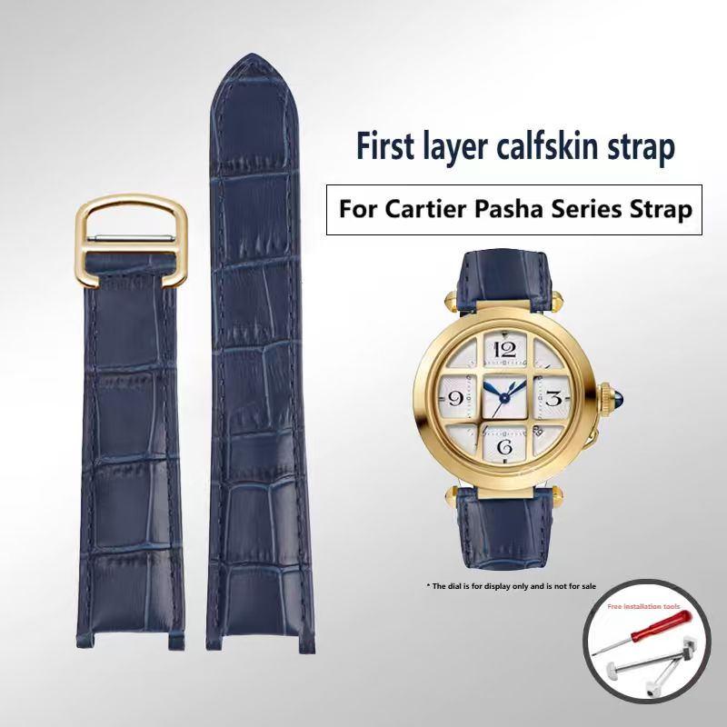 Men'S Accessories Cartier - Per Cartier PASHA cinturino in vera