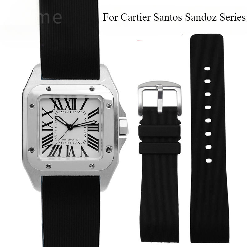 Men'S Accessories Cartier - Cinturino per orologio in silicone nero