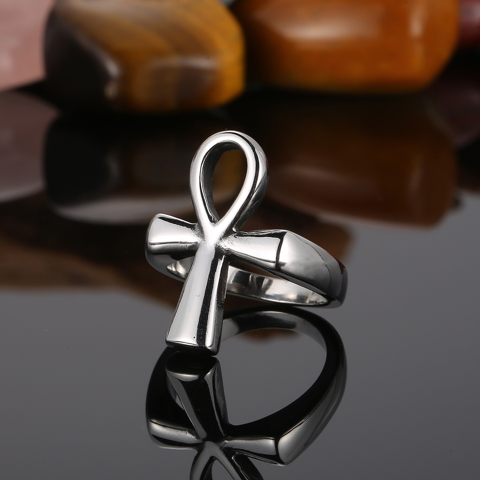 Anello HaoYi in acciaio inossi - Men Accessories Egypt recensione e prezzo
