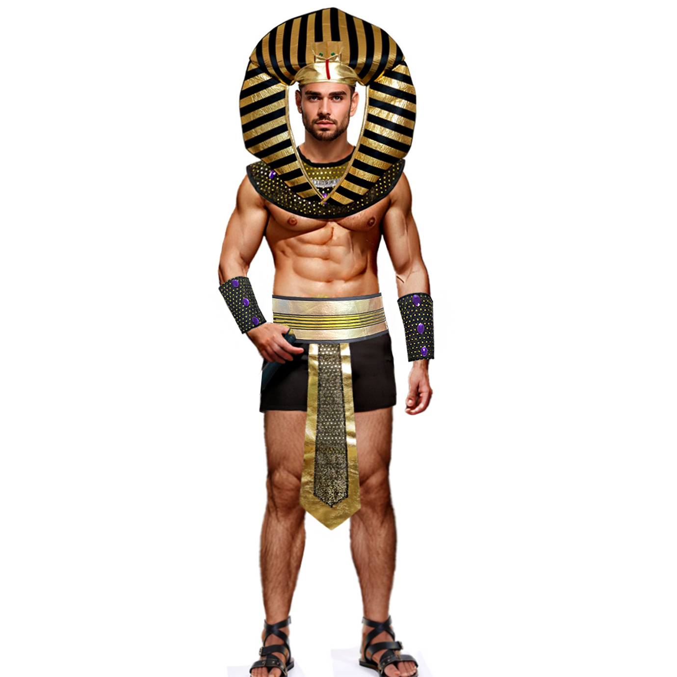 Costume da Faraone Egiziano pe - Men Accessories Egypt recensione e prezzo
