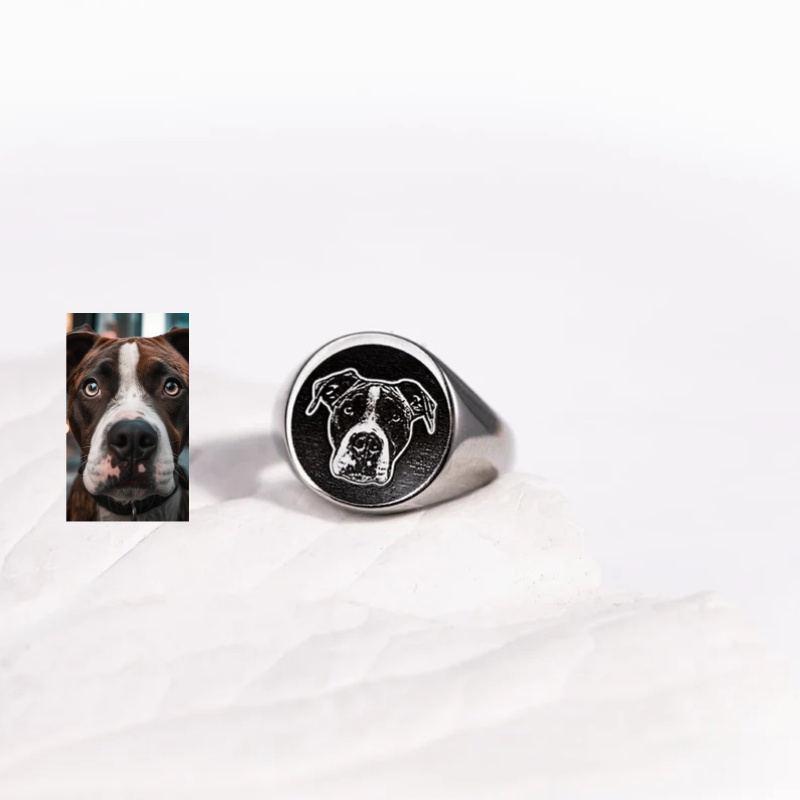 Anello con incisione personali - Signet Ring Men recensione e prezzo