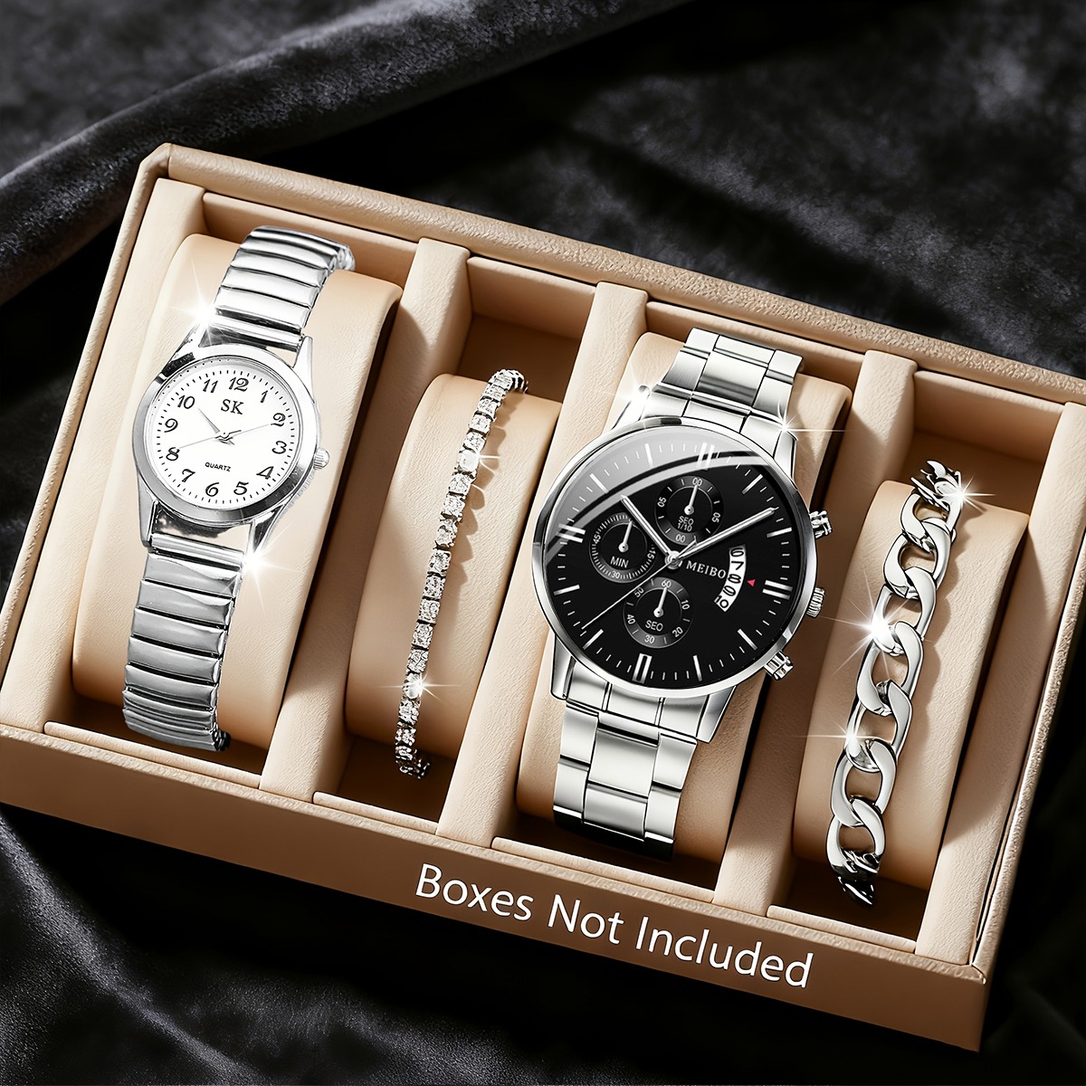 Set di 4 orologi da polso alla - Men Accessories Elegant recensione e prezzo