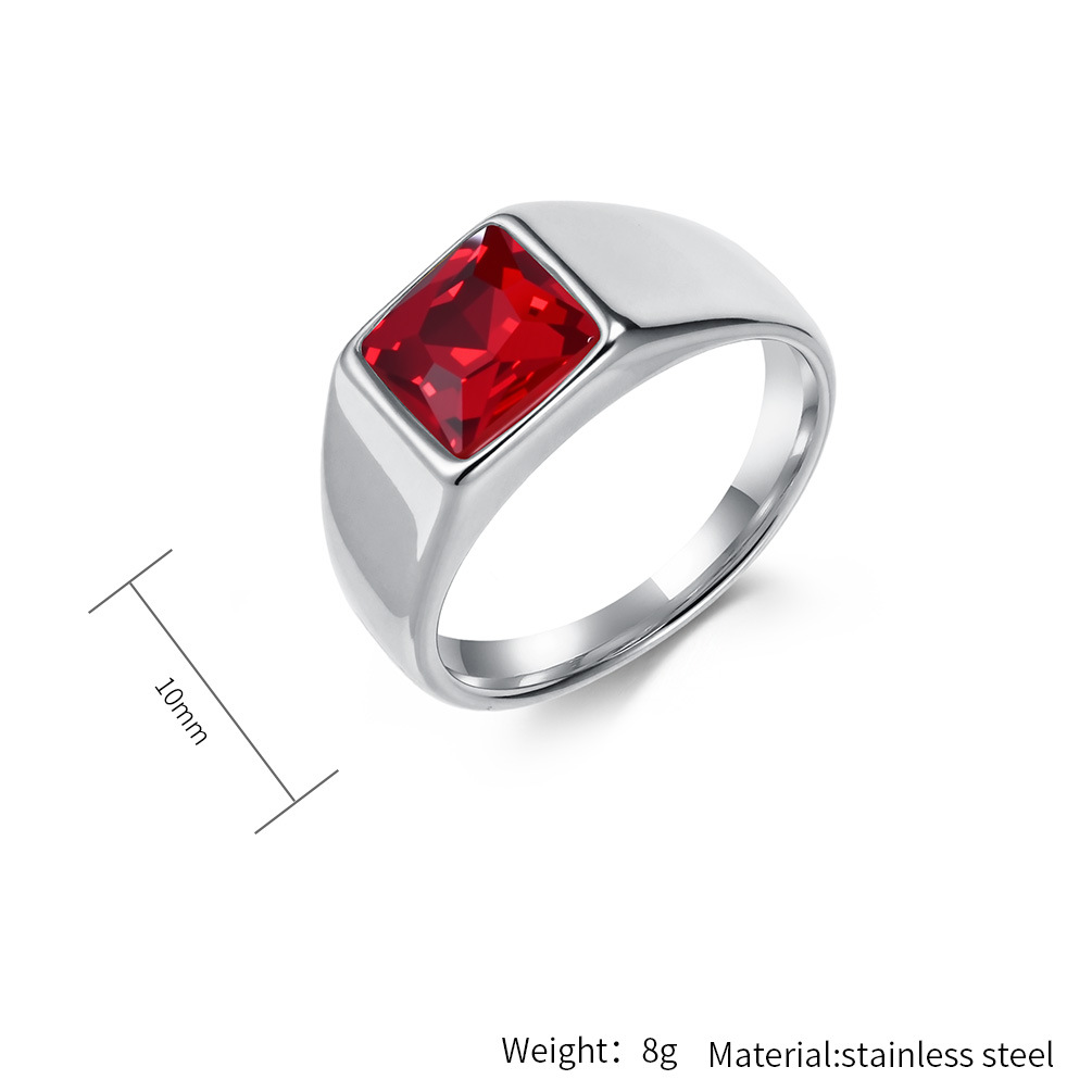Anello con sigillo con gemma q - Signet Ring Men recensione e prezzo