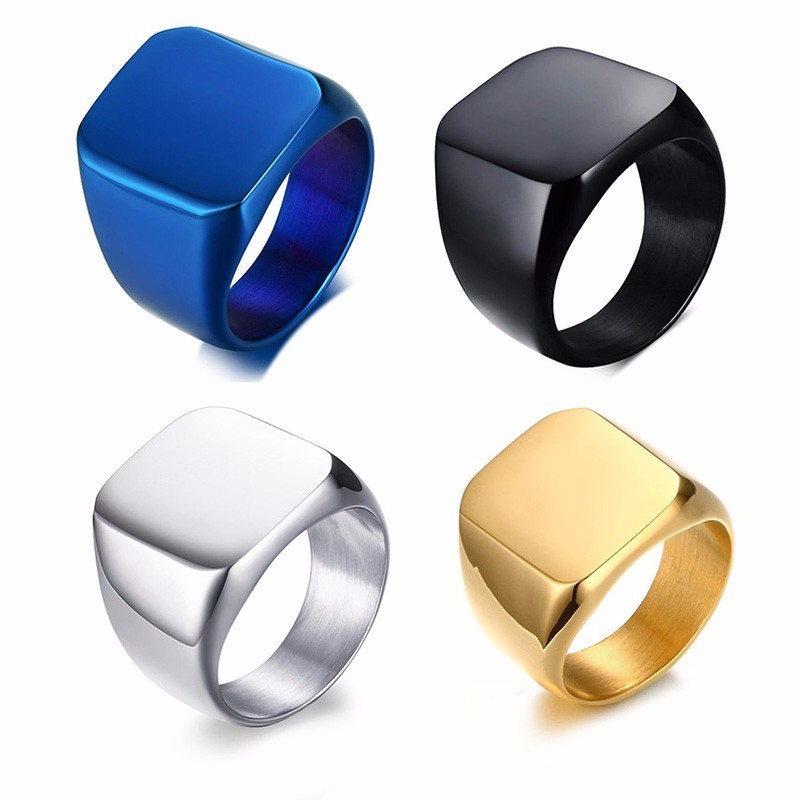 Vnox Trasporto Timbro Personal - Signet Ring Men recensione e prezzo