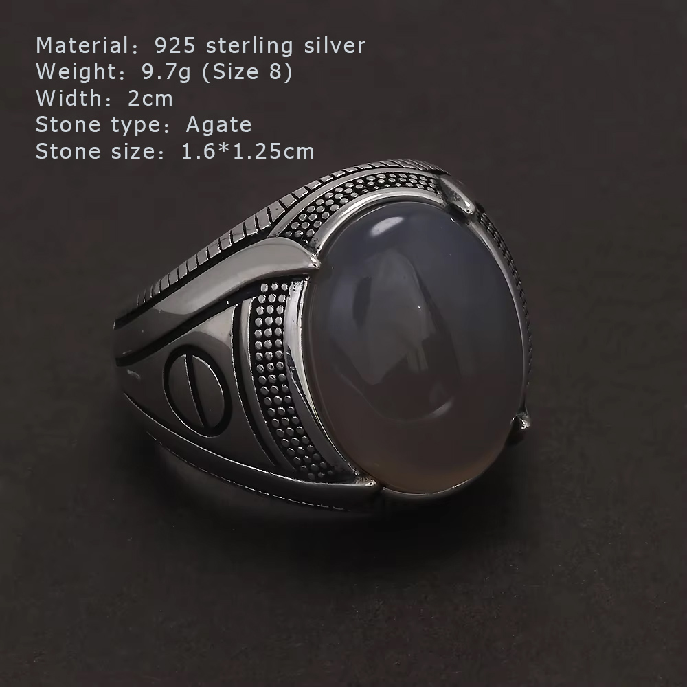 Anello con sigillo in agata in - Signet Ring Men recensione e prezzo