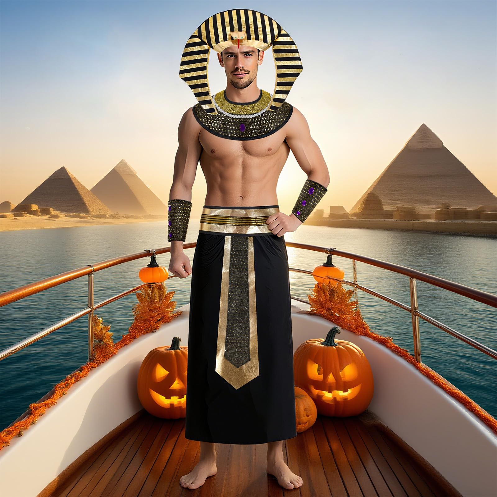 Accessori per costumi Cleopatr - Men Accessories Egypt recensione e prezzo