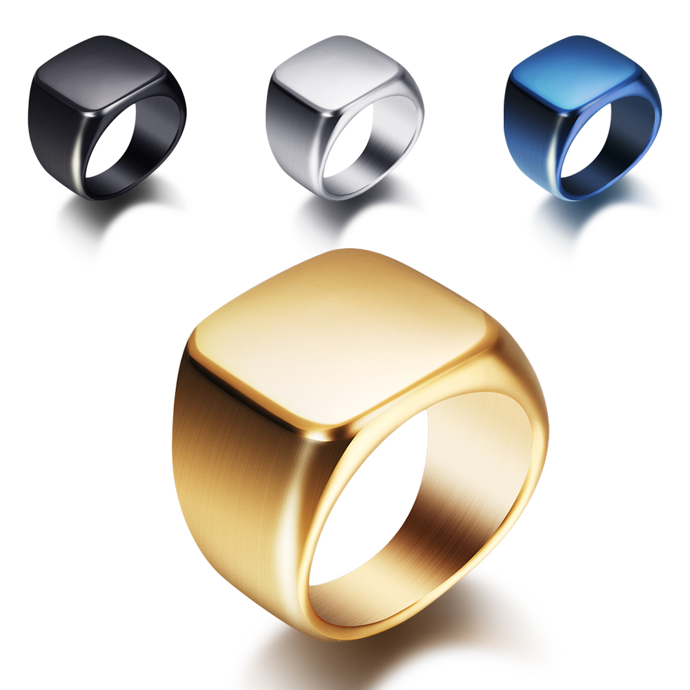 Incisione gratuita nuovo argen - Signet Ring Men recensione e prezzo