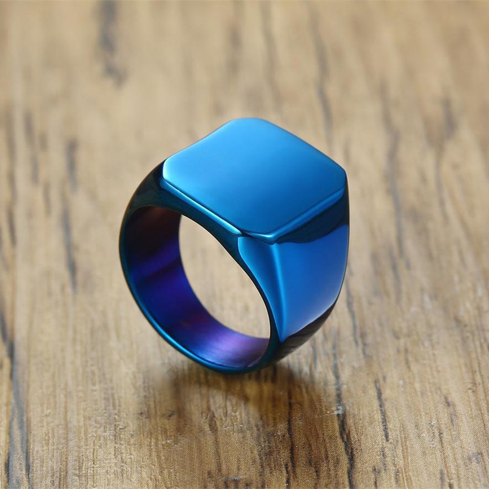 Incisione gratuita nuovo argen - Signet Ring Men recensione e prezzo