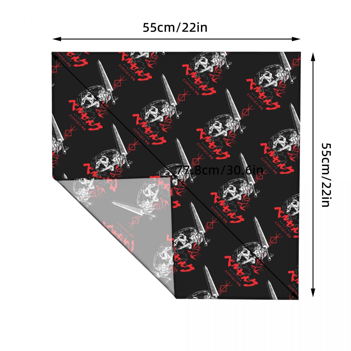 Bandana B-Berserks 55CM per Fe - Men Accessories Brands recensione e prezzo