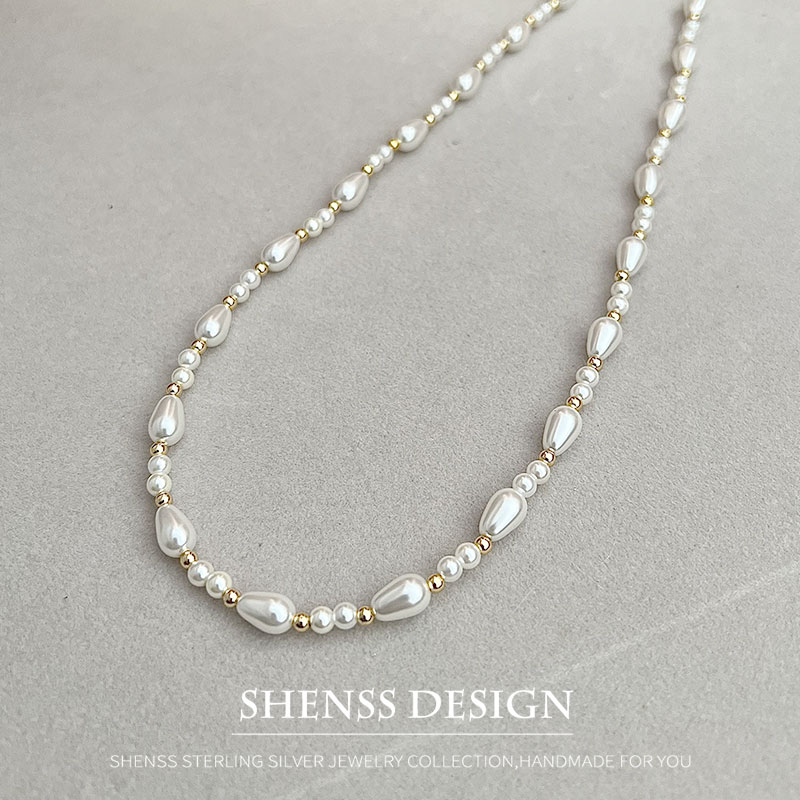 Elegante collana con perla d'i - Men Accessories Elegant recensione e prezzo