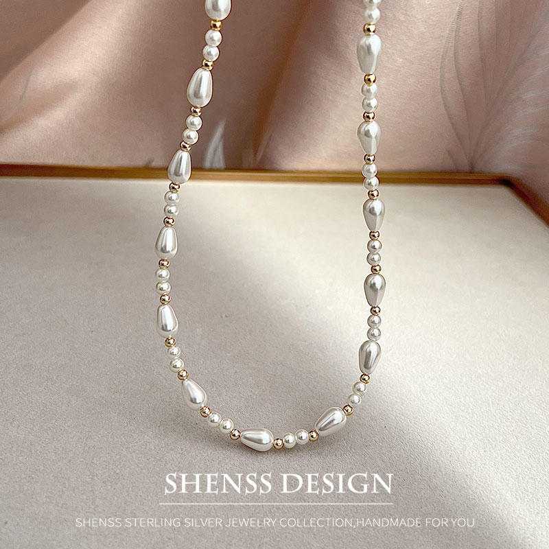 Elegante collana con perla d'i - Men Accessories Elegant recensione e prezzo