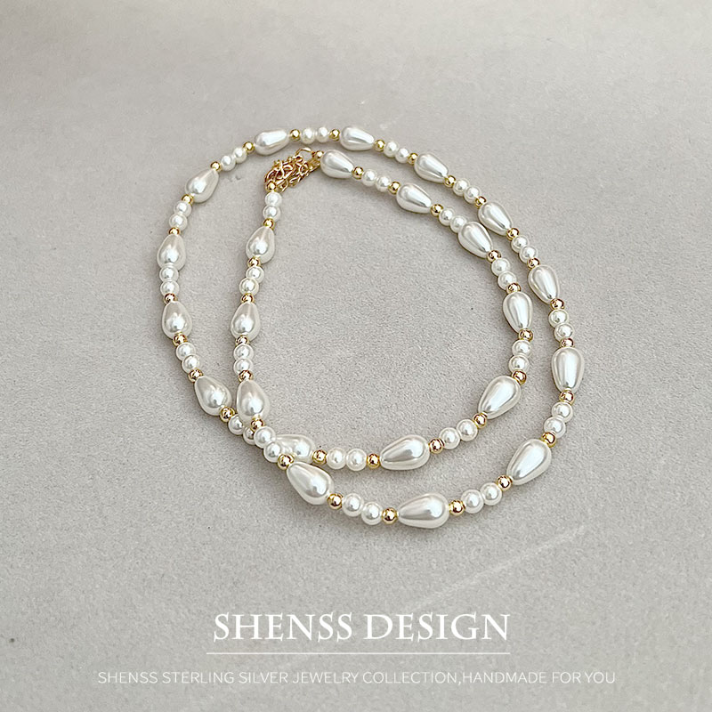 Elegante collana con perla d'i - Men Accessories Elegant recensione e prezzo