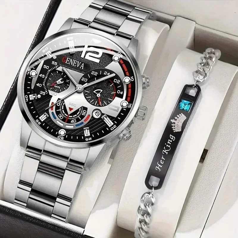 Set di 2 Orologi al Quarzo con - Men Accessories Elegant recensione e prezzo