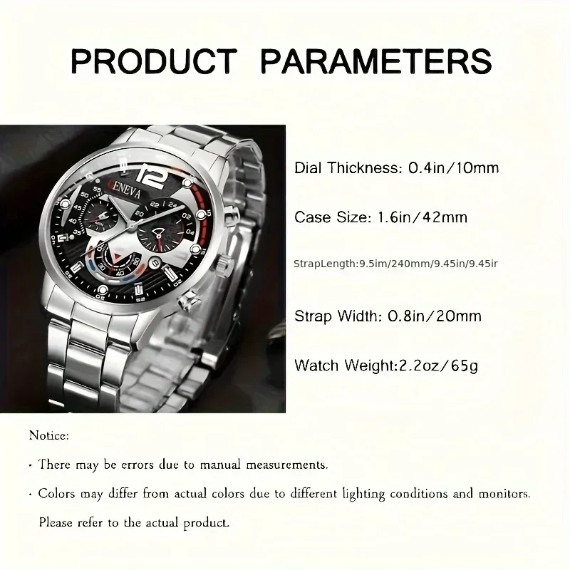 Set di 2 Orologi al Quarzo con - Men Accessories Elegant recensione e prezzo
