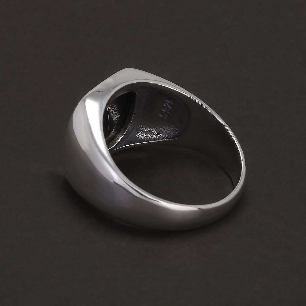 Anello con sigillo in onice ne - Signet Ring Men recensione e prezzo
