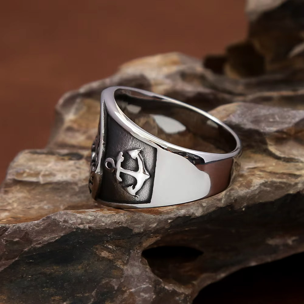 Anello Sigillo Vintage Nautico - Signet Ring Men recensione e prezzo